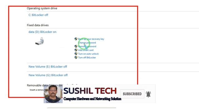 How To Turn Off BITLOCKER : Disable BITLOCKER : Remove BITLOCKER in Windows : #sushiltech смотреть онлайн
