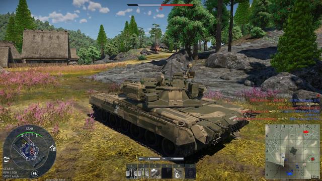 Starring T-80UM2 Tank, War Thunder смотреть онлайн