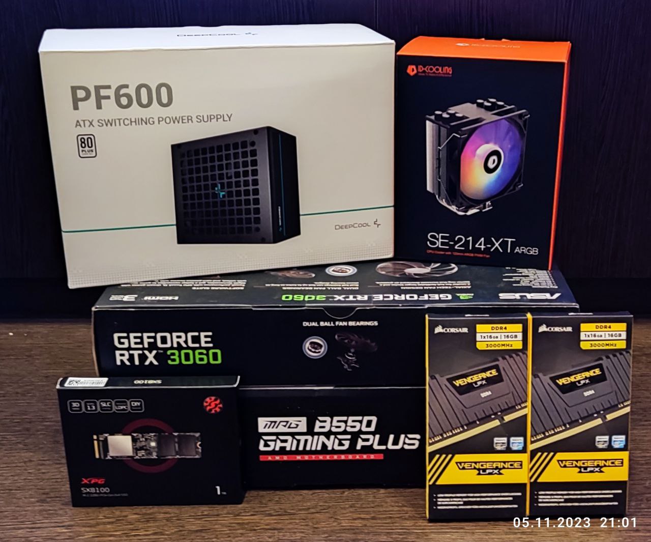 Ryzen 5600X RTX3060 32RAM