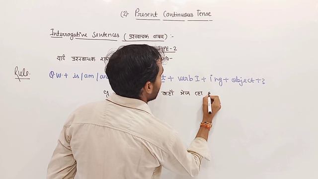 Present Continuous Tense | Interrogative Sentences | By Shobhit Sir Ji смотреть онлайн