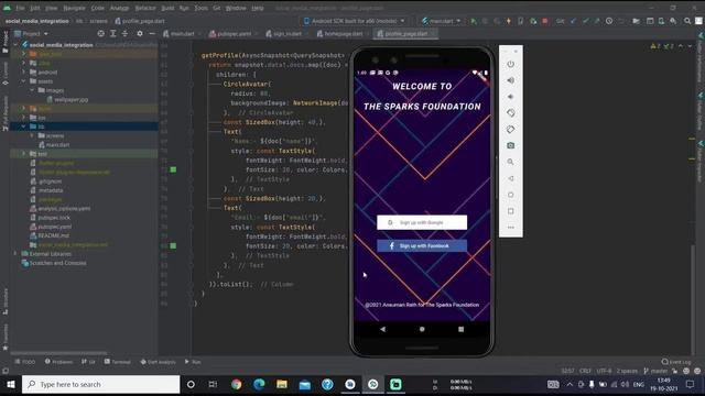 Social Media Integration || The Sparks Foundation смотреть онлайн