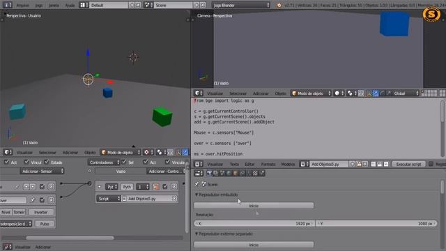 Conheça o Script Python Para Criar Jogos de Estratégia (Blender Game Engine) смотреть онлайн