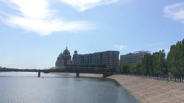 The Capital of Kazakhstan - Nur-Sultan (Astana) in summer 4k смотреть онлайн