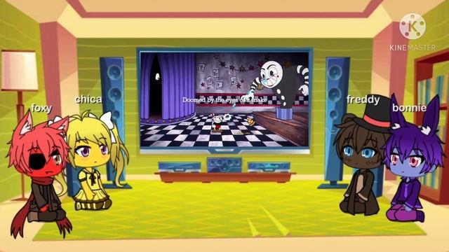 fnaf 1 gang reacts to cuphead song (brothers in arms) смотреть онлайн