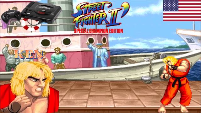Street Fighter 2: Special Champion Edition (Genesis) OST - Ken's Theme (Arcade Pitch) смотреть онлайн