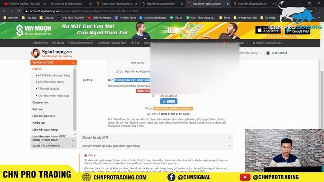Bài 18 - Hướng Dẫn Nạp Rút Tiền Siêu Nhanh Sàn Exness 10 Giây Là Về 2020 | CHN PRO TRADING смотреть онлайн