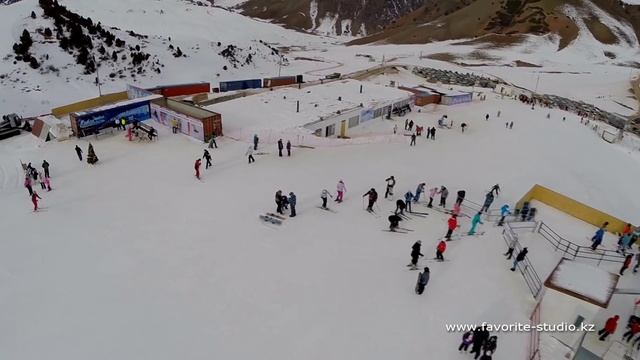 горнолыжная база Чункурчак (Кыргызстан) смотреть онлайн