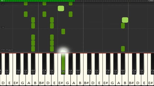 Piggy ROBLOX - Bunny Soundtrack Song - Piano Tutorial смотреть онлайн