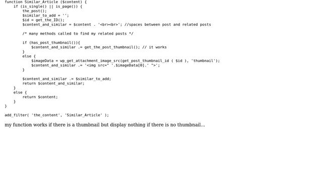 Wordpress: Can't get or display post thumbnail in wordpress смотреть онлайн