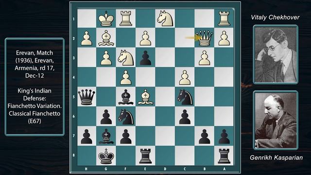 Chekhover vs Kasparian, 1936 || 100 Best Chess Games of the 20th Century смотреть онлайн