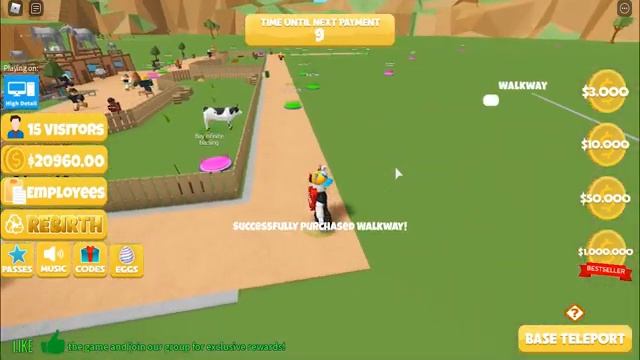 Roblox Zoo Tycoon New Codes April 2021 смотреть онлайн
