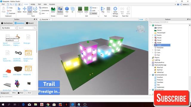 How Make A Speed Simulator-Roblox Studio смотреть онлайн