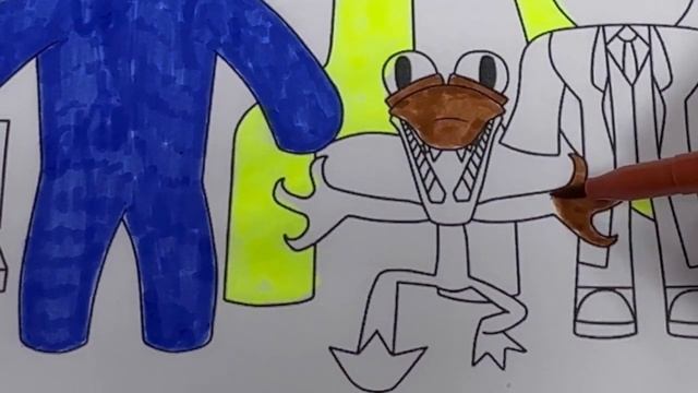 Roblox Rainbow Friends Coloring Pages | Roblox Rainbow Friends all five | Elektronomia & JJD - Free смотреть онлайн