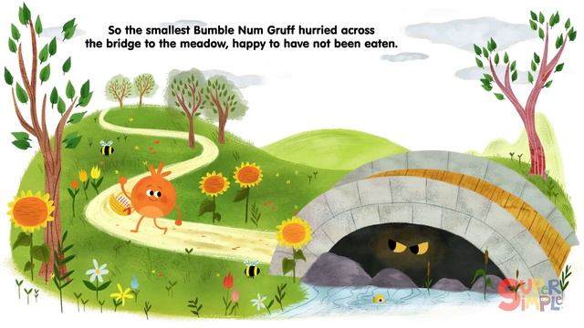 The Three Bumble Nums Gruff | A Super Simple Storybook смотреть онлайн