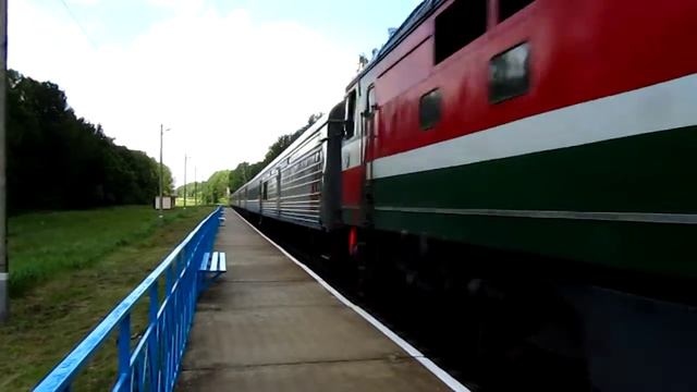 ТЭП70-0206 с поездом №019А Санкт-Петербург-Одесса. смотреть онлайн