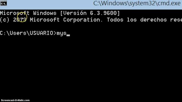 mysql por consola cmd смотреть онлайн