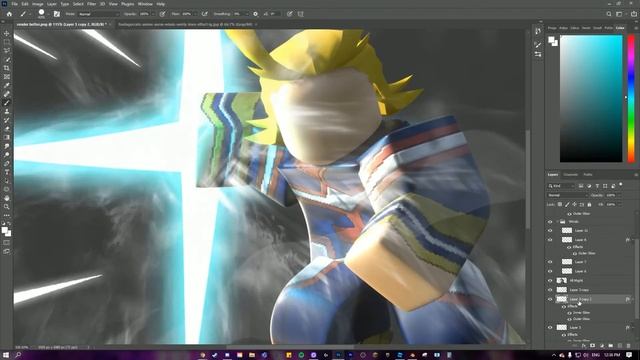 How To Make ALL MIGHT from MY HERO ACADEMIA | ROBLOX GFX TUTORIAL [READ DESC] смотреть онлайн