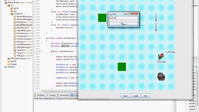 Sliding Puzzle project - Board Editor смотреть онлайн