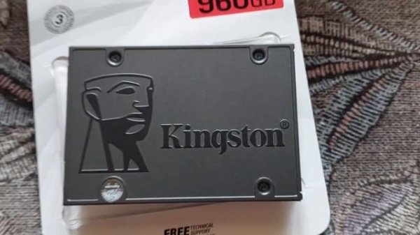 Распаковка — SSD диск Kingston A400 960Gb