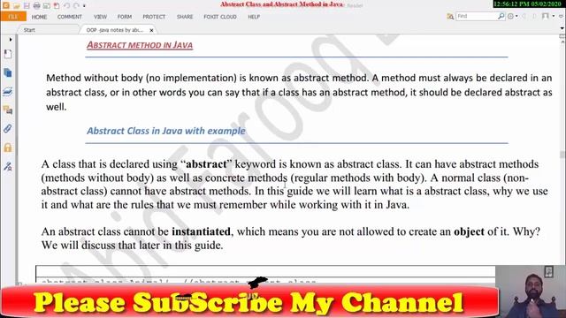 What is Abstract Class and Abstract method in java with Example | Abstraction in java in HINDI, Urd смотреть онлайн