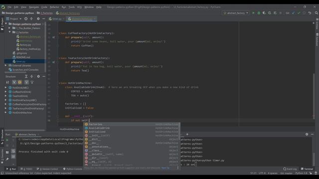 Abstract Factory | Design Patterns in Python | Live coding 4K смотреть онлайн