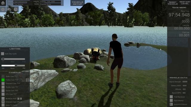 RC Simulation 2.0 - New Rock Crawler Physics - Skip's Swamp Map смотреть онлайн