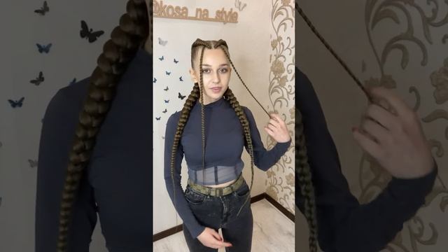 Боксёрские косы с канекалоном Москва Химки. Запись в ВК или Инст. @kosa_na_style смотреть онлайн
