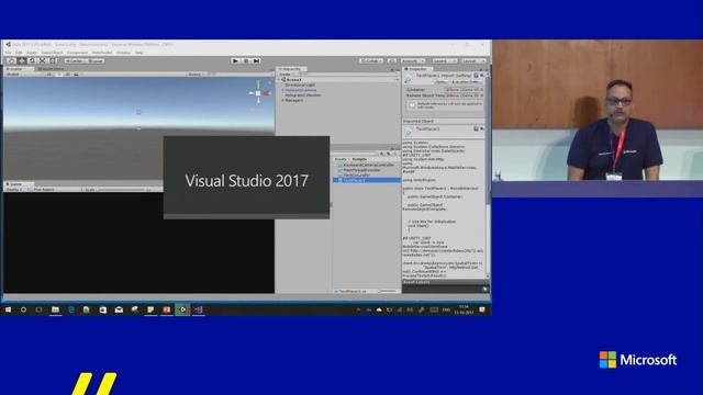 TechDays 2017 - Joost van Schaik - Connected HoloLens Apps – Mixed Reality uit de Cloud смотреть онлайн