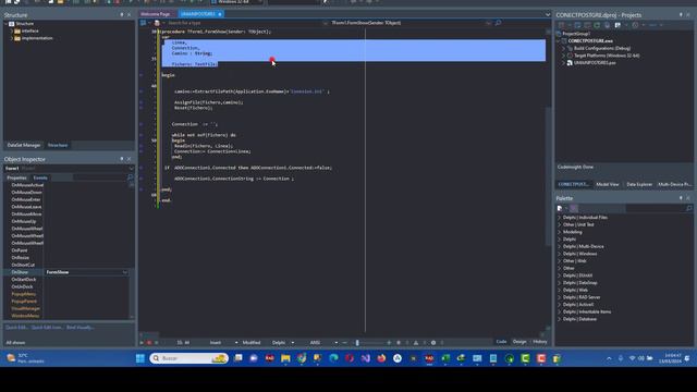 POSTGRES WITH  DELPHI 12 ATHENS