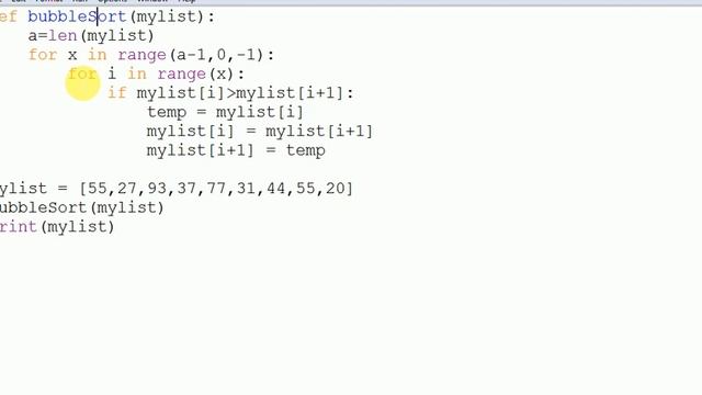 Python Tutorial for beginners :12 Bubble Sort in Python [Hindi] смотреть онлайн