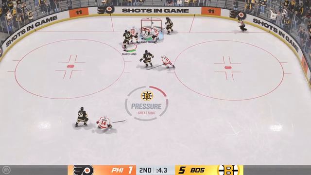 NHL 24 PS4. 2023-2024 REGULAR SEASON 3.16.2024: Philadelphia FLYERS VS Boston BRUINS ! смотреть онлайн