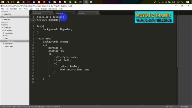 SASS Tutorial Part 3 Variables and Nesting смотреть онлайн
