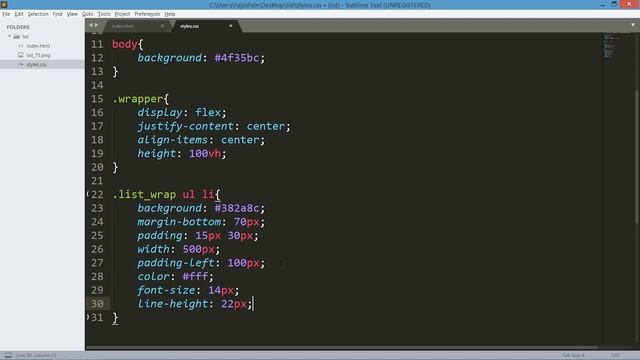 How to create the Iconic list view using HTML and CSS -- HTML List View смотреть онлайн