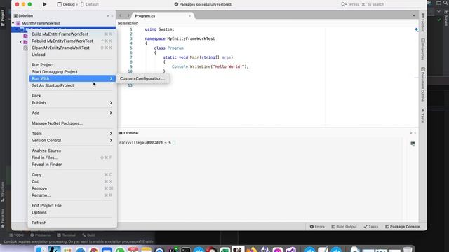 C# .Net EntityFramework Core смотреть онлайн
