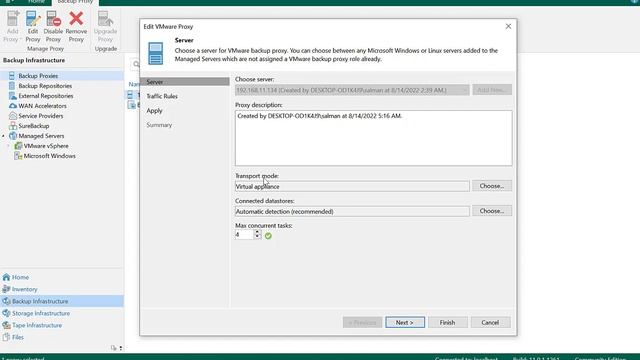 Veeam Tutorial: Veeam Proxy Server in Veeam v11 | Veeam proxy server setup 2022 смотреть онлайн