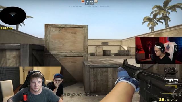 СИМПЛ ЗАЛЕТЕЛ ДОМОЙ К ЭВЕЛОНУ! S1MPLE ИГРАЕТ 1х1 ПРОТИВ BUSTER'A НА AIM_MAP смотреть онлайн