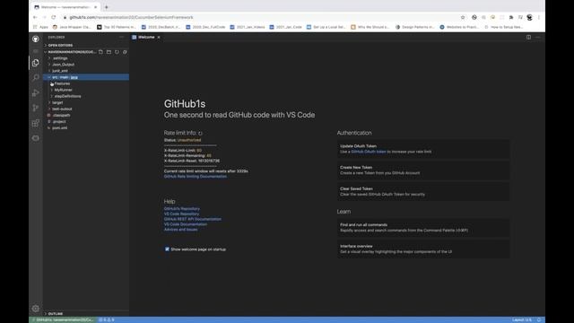 Git Hub - Cool Feature (Open Repo Code in Visual Studio Code Directly) смотреть онлайн