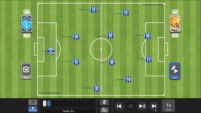 TacticalPad Quick Tutorial - Multiple select and manipulation (Animation/Players example) смотреть онлайн
