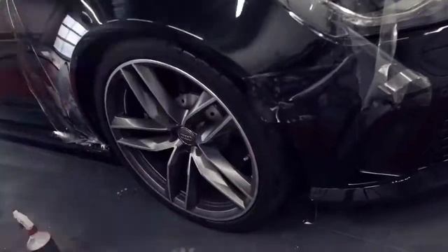 HEXIS Install paint protection Film RS6 BODYFENCE смотреть онлайн