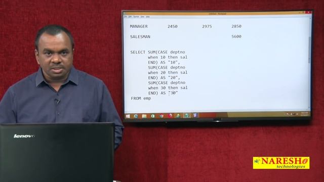 Creating Matrix Report using Report Builder | D2K Tutorial | Mr. Vijay Kumar смотреть онлайн