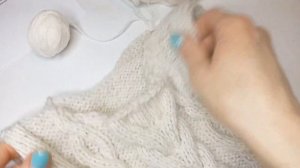 Джемпер для девочки спицами  с красивыми  несложным  узором/ возраст 2-3 года/ Часть 2