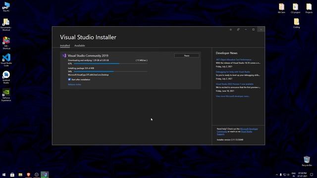 Download and Install Visual Studio for Windows 7,8,10 | C++ Programming смотреть онлайн