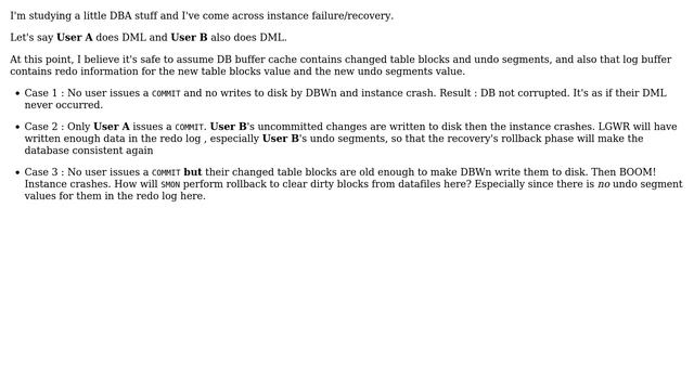 Oracle DBAI Theory : is it REALLY not possible to have Oracle Database Corrupted after Instance... смотреть онлайн