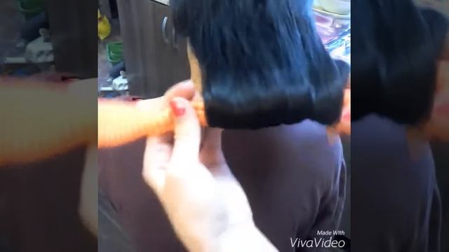 Пучок из заколки для волос смотреть онлайн