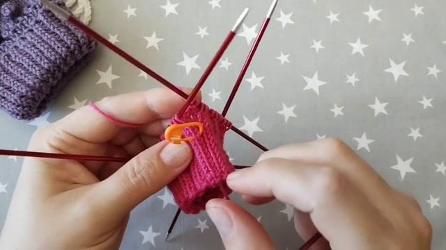 Фиксированный отворот, / край/ для носков. смотреть онлайн