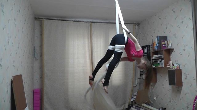 Видео - урок на воздушных полотнах. смотреть онлайн