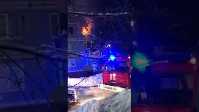 Рязань пожар в Канищеве 06.02.2021 смотреть онлайн