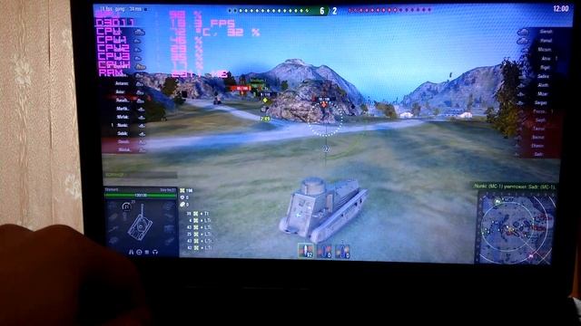 World of Tanks танки ворлд оф танкс на Intel HD Graphics процессор i3 380m (Acer 5733, 4 гб) смотреть онлайн