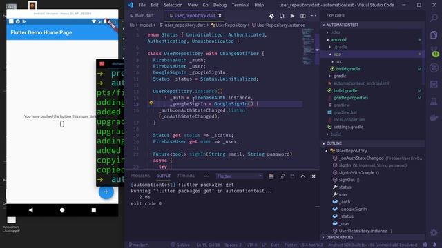 Flutter Automatically setup Firebase Authentication using Python смотреть онлайн