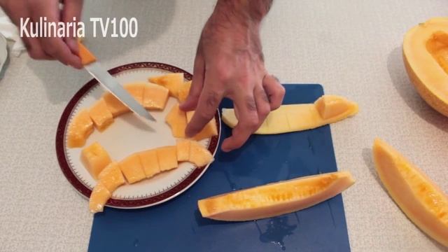 Как нарезать ДЫНЮ/ How to cut Melon смотреть онлайн